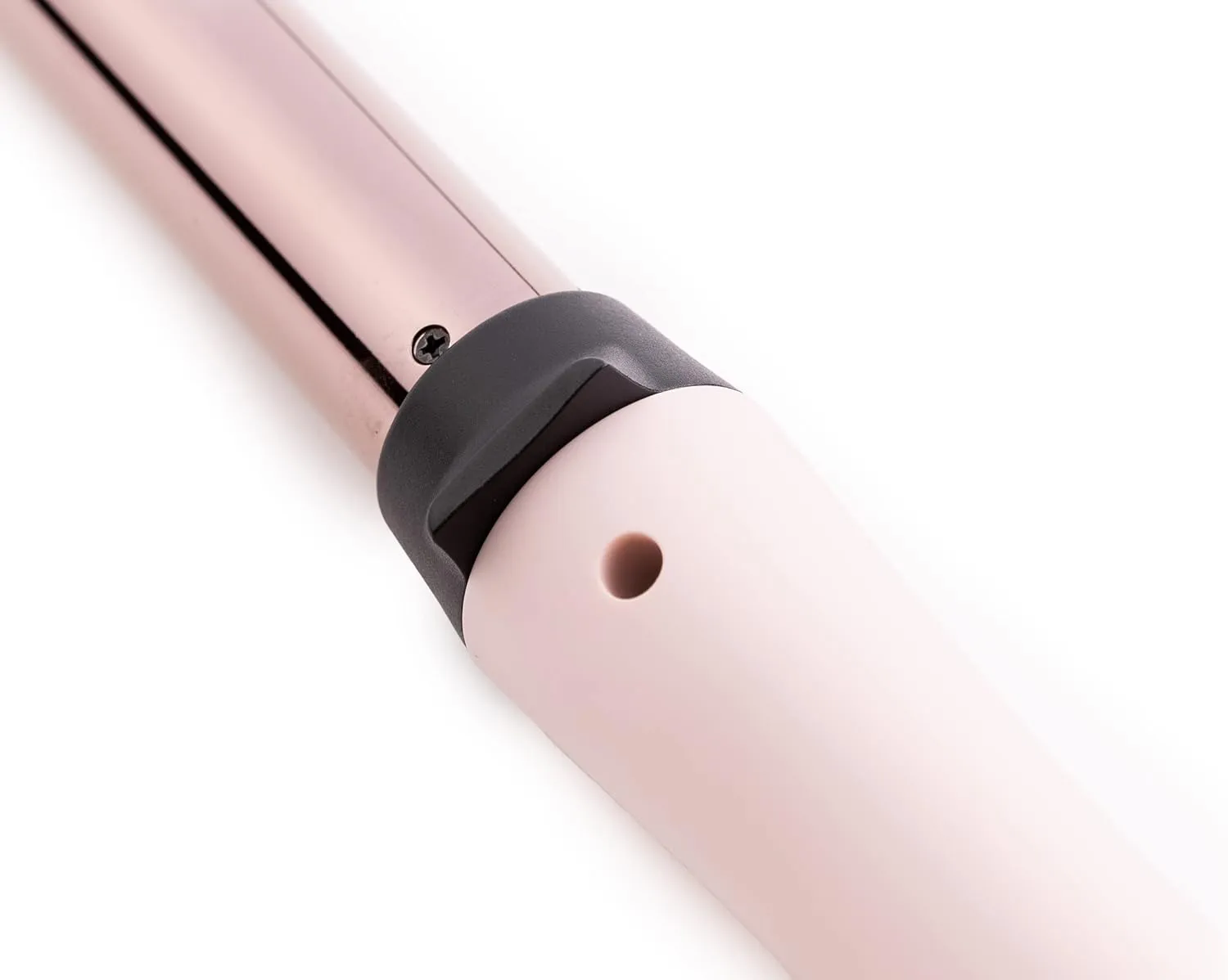 L'ANGE Hair Le Curl Titanium Curling Wand | Professional Curling Iron for All Hair Types | Clip Free Hair Curler | Best Curling Wand for Tighter Curls & Beach Waves | Blush 1” (25MM)