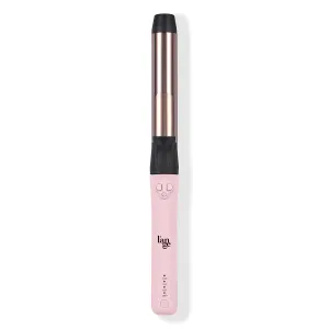L'ANGE HAIR Le Pirouette 32MM Titanium Rotating Curling Iron | 1.25 Inch Self-Rotating Hair Curler | Adjustable Heat (290°F-410°F) | Mini Clamp | 360° Swivel Cord | Dual Voltage | Travel-Ready | Blush