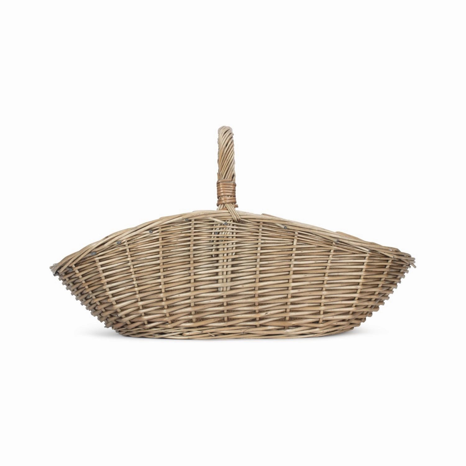 Large Antique Wash Harvesting Basket
