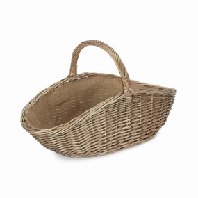 Large Antique Wash Harvesting Basket