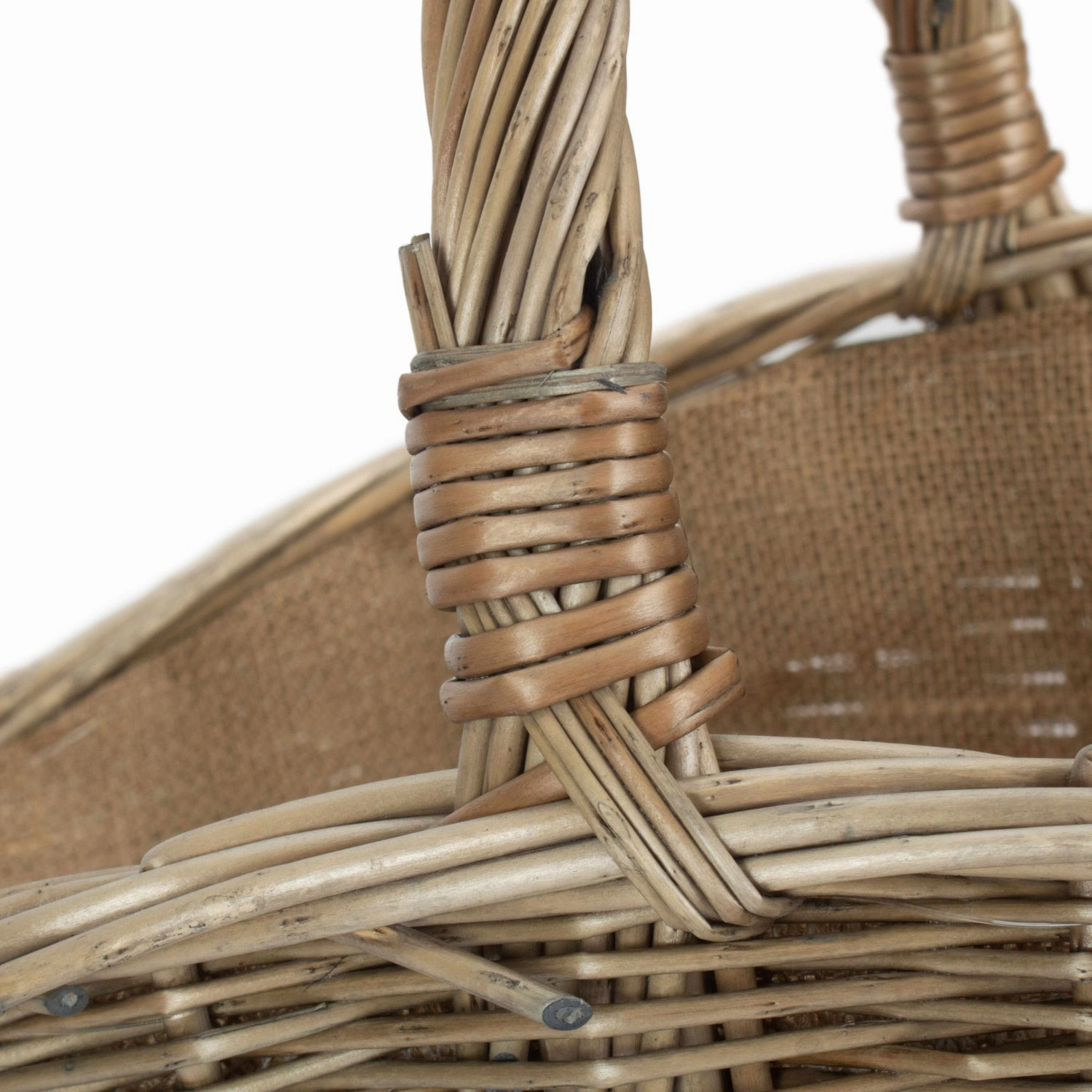 Large Antique Wash Harvesting Basket