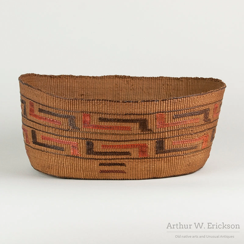 Large Tlingit Oval Basket
