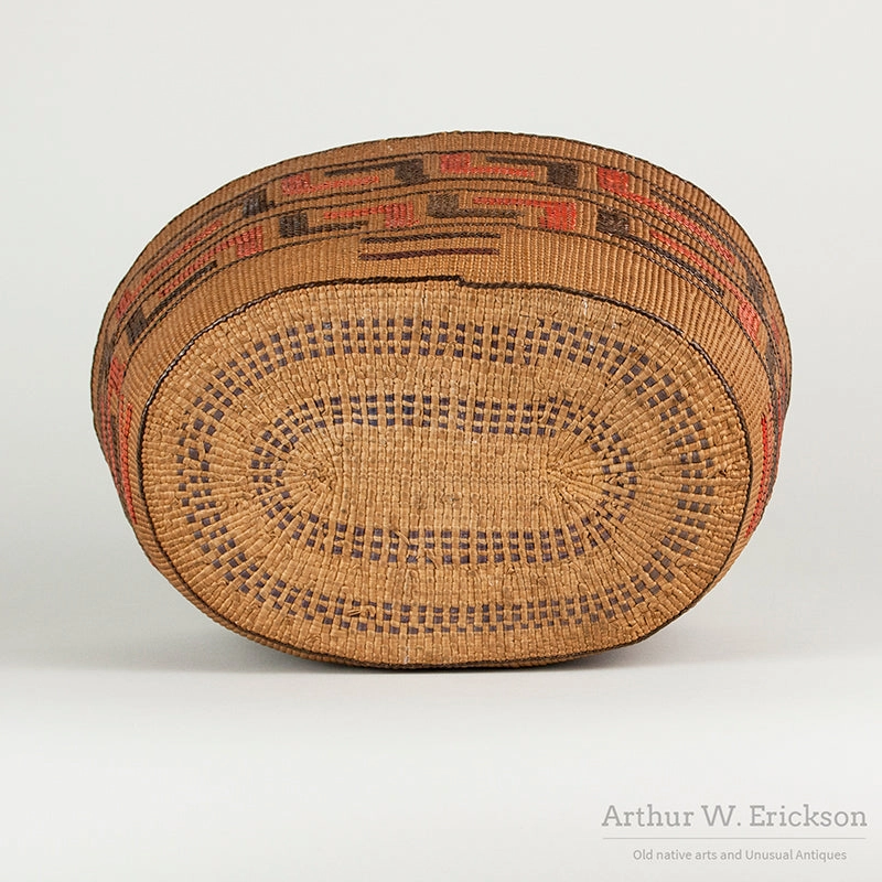 Large Tlingit Oval Basket