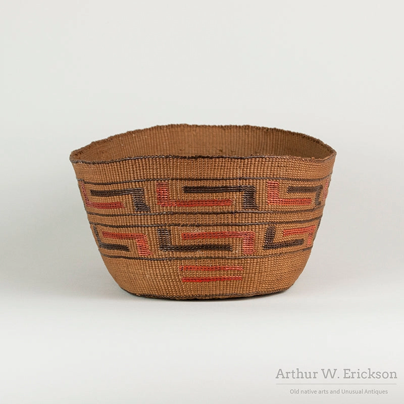 Large Tlingit Oval Basket