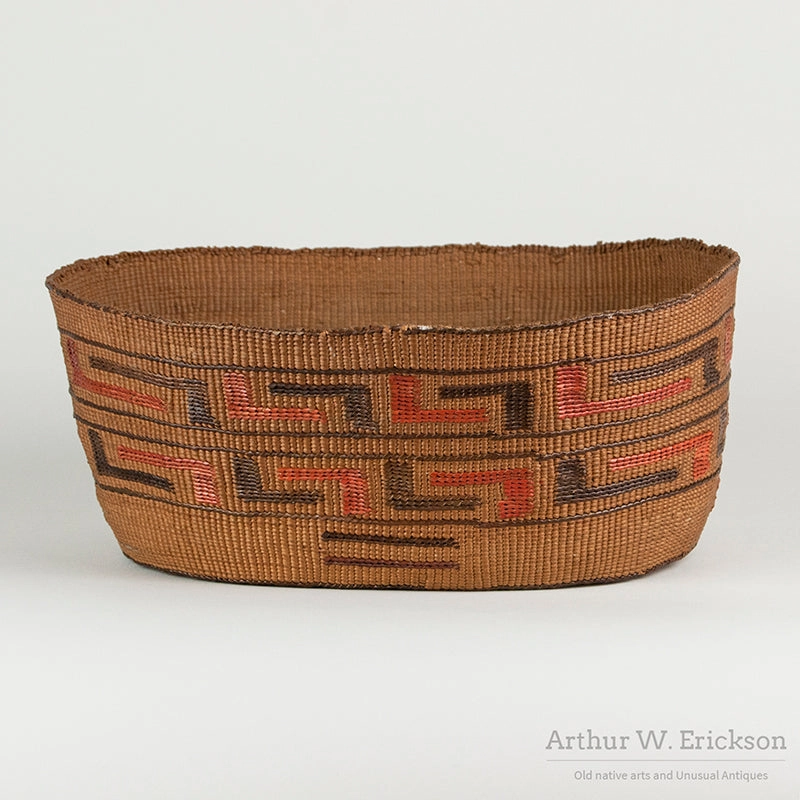 Large Tlingit Oval Basket