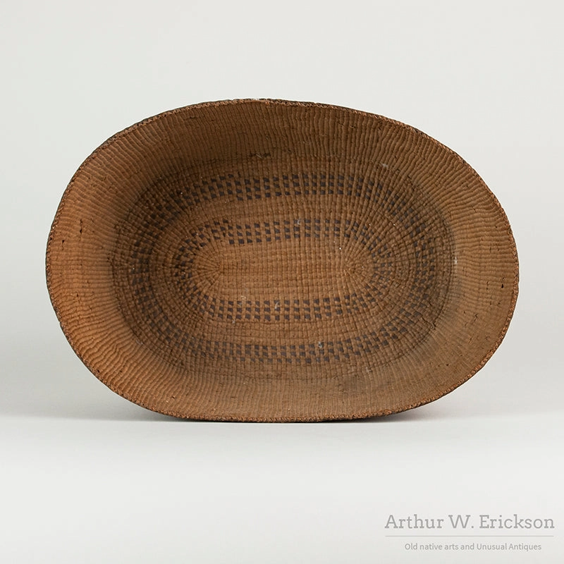 Large Tlingit Oval Basket