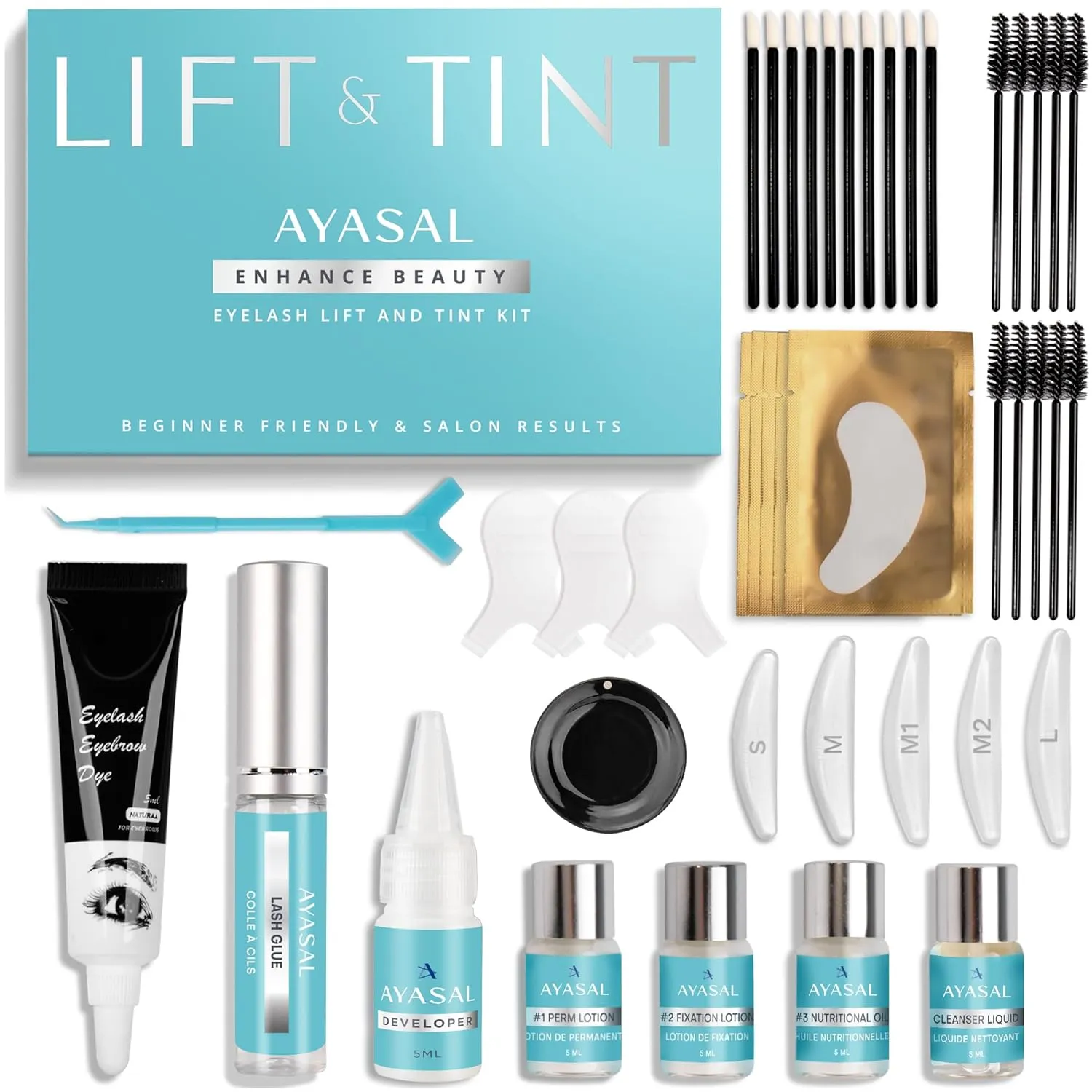 Lash Lift Kit: Eyelash Lift Kit - With Detailed Instruction Eyelash Perm Kit - Easy for Beginner and Professional Lash Perm Kit - Achieve Salon-Quality Lashes Lift with Safe and Effective Resul