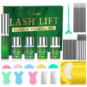 Lash Lift Kit, Update Eyelash Perm Kit, Professional Eyelash Lift Kit, Lash Lamination Kit Suitable for Eyelash Lifting, Easy to Apply & Long-Lasting Curl at Home