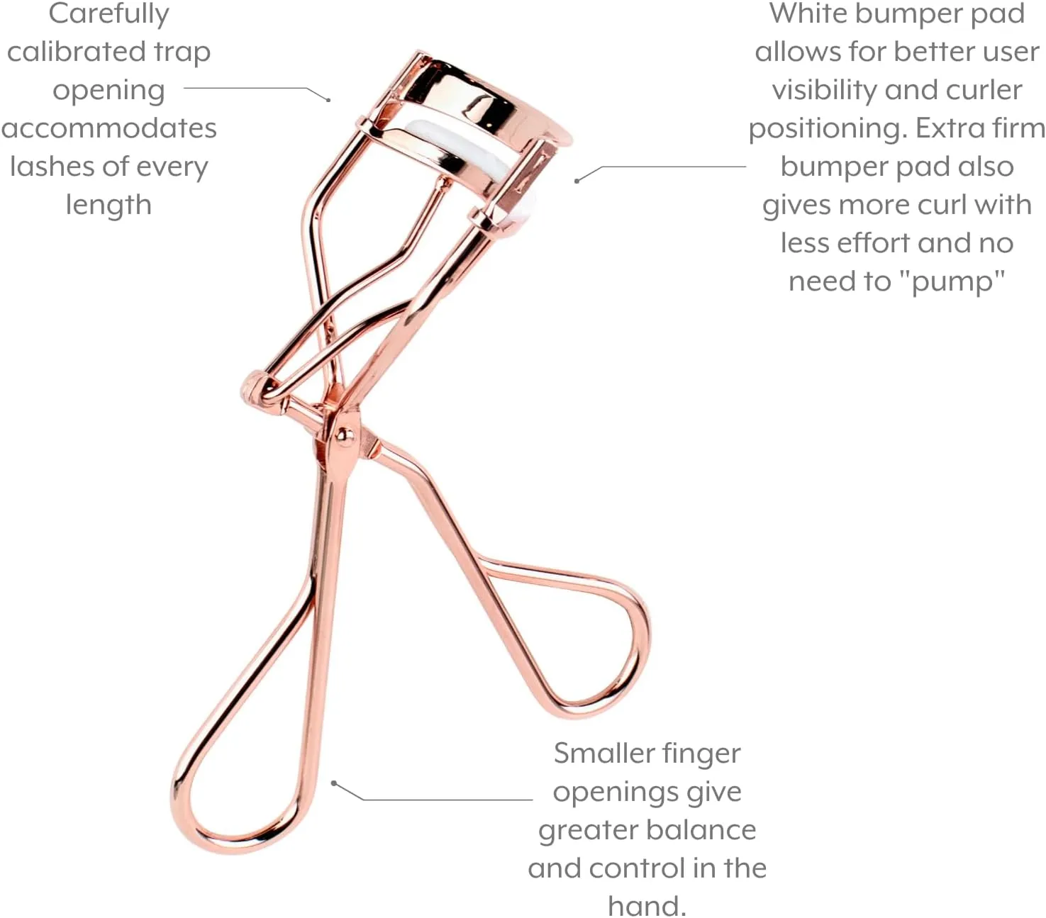 Lazy Perfection Eyelash Curler, The C Curl Eyelash Curler, Gentle Natural Curl, No Pinch Lash Curler, Professional Lash Curler for Women for All Eye Shapes, Easy-to-Use