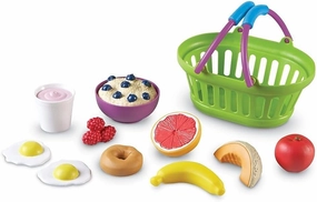 Learning Resources New Sprouts Healthy Breakfast, Pretend Play Toys for Toddlers, Play food for Kids, Play Breakfast Food, 11 Pieces, Ages 2 