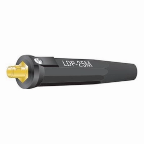 Lenco International DINSE Machine Plug, Single Oval thru Point Screw Connection, 8/0 Capacity, 05283