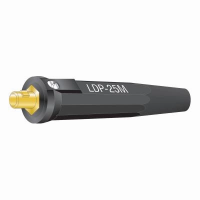 Lenco International DINSE Machine Plug, Single Oval thru Point Screw Connection, 8/0 Capacity, 05283