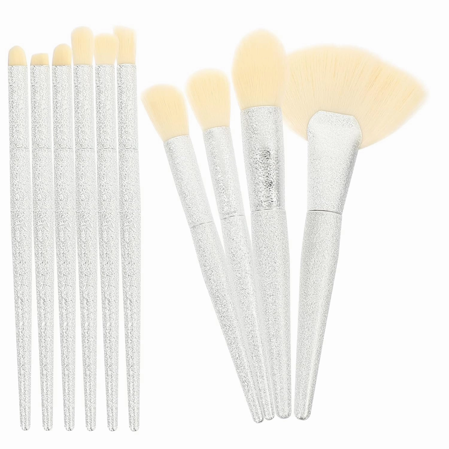 LIFKOME 10-piece Blusher Makeup Brush Set for Women Eyeshadow Applicators Eyelash Foundation Lip Brush Set