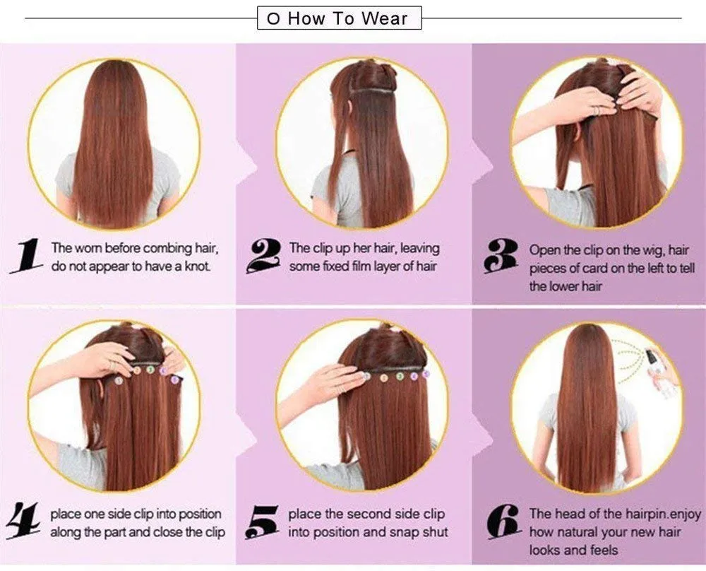 Light Yaki Straight Human Hair Clip In Hair Extensions for Black Women Brazilian Virgin Hair Coarse Yaki Clip Ins Thick Natural Italian Yaki Straight Clip On Hair Extension 7 Pcs 120g/set 8''