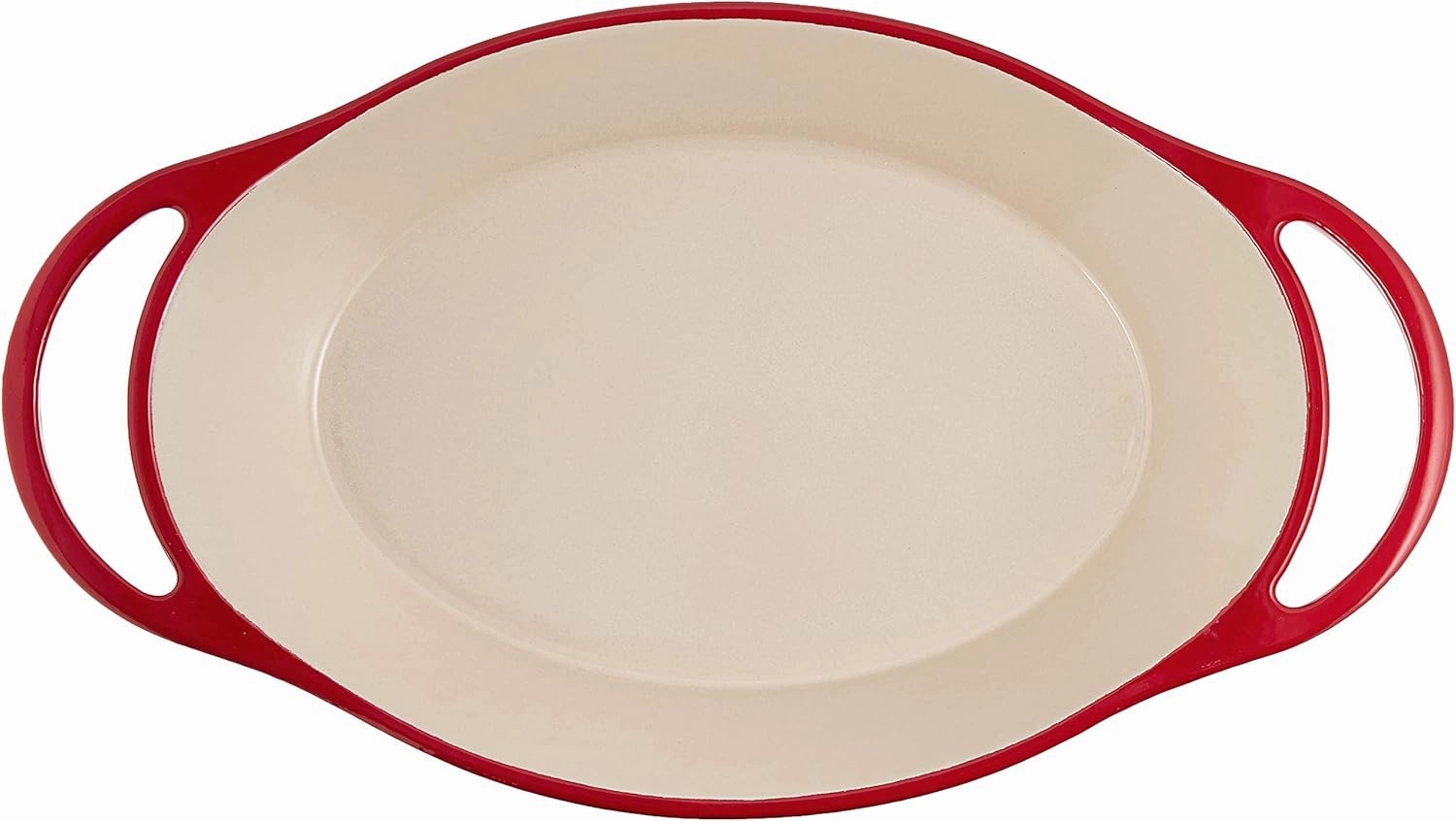 Lodge Oval casserole, 2 Quart, Red