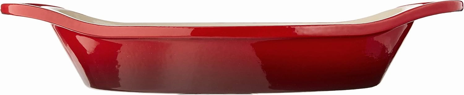 Lodge Oval casserole, 2 Quart, Red