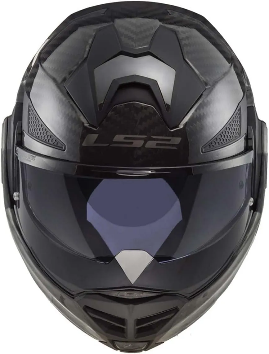LS2 Helmets Advant X Carbon Modular Helmet (Matte Black - 2X-Large)