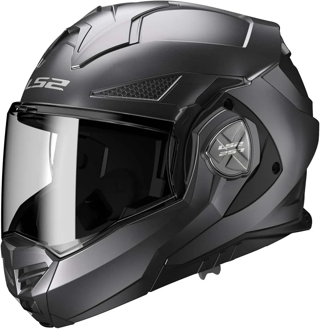 LS2 Helmets Advant X Modular Helmet (Matte Titanium - X-Large)