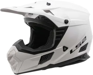 LS2 Helmets Coz Full Face MX Motorcycle Helmet (Gloss White - 2X-Large)