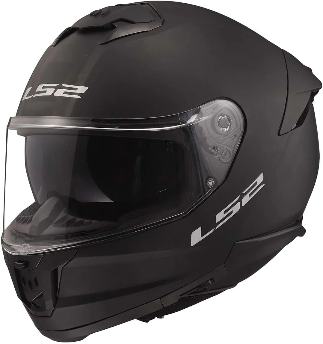LS2 Helmets Stream II Full Face Motorcycle Helmet W/SunShield (Matte Black - Large)