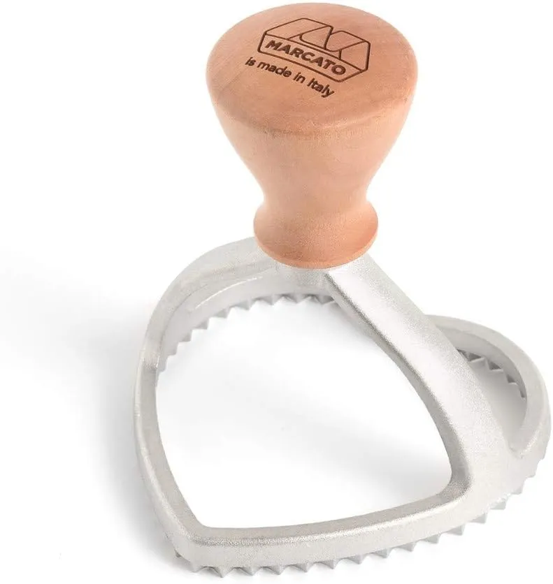 MARCATO Made in Italy Ravioli Stamp, Heart 8cm