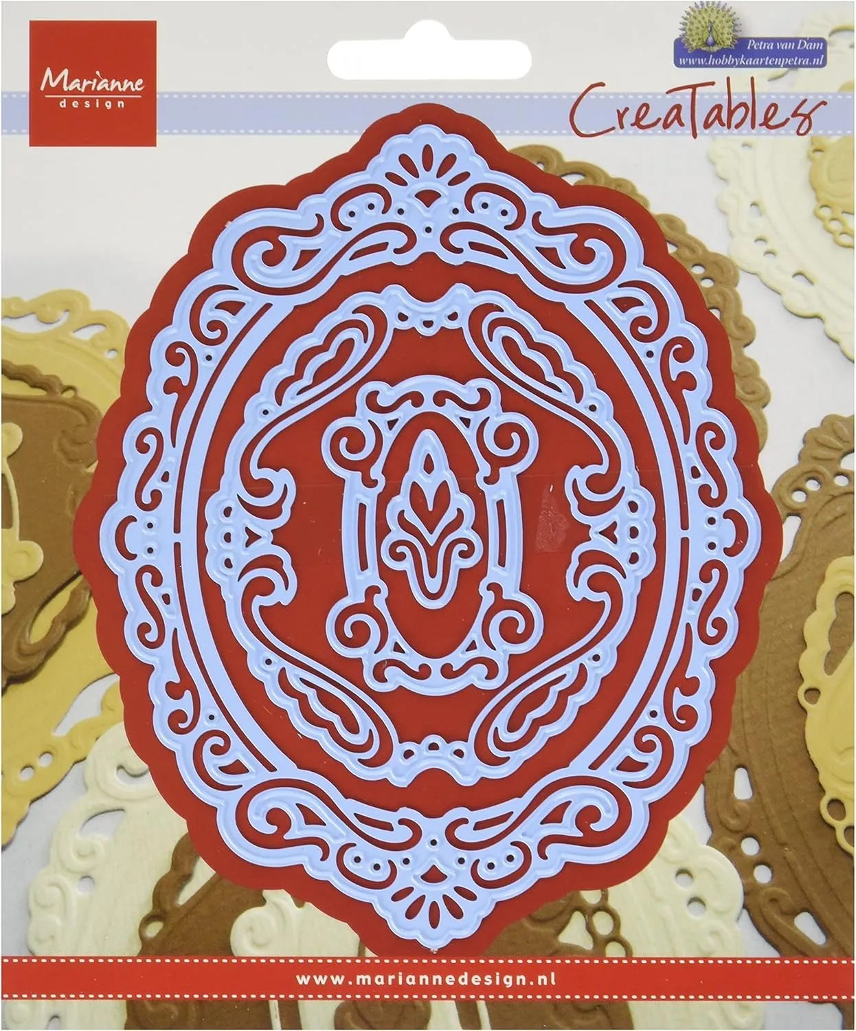 Marianne Design Creatables Die, Oval by Petra, Large, Set of 4