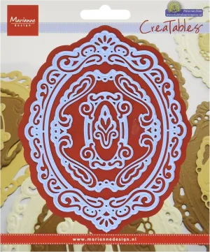 Marianne Design Creatables Die, Oval by Petra, Large, Set of 4