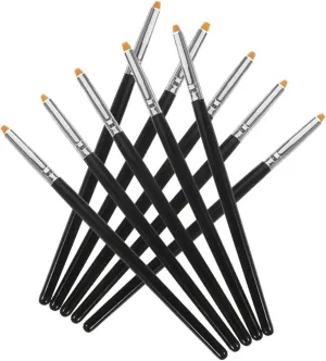 MERRYHAPY 10pcs Eyelash Lifting Brush Micro Lash Brushes for Makeup Travel Beauty Salons Reusable Compact Eyelash Tools Comfortable Grip for Personal Professional Use