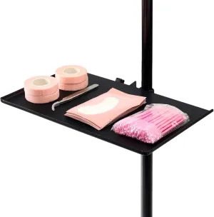 Metal Lash Tray Holder(10.6” x 6.8"), Adjustable Essential Organizer Stand for Lash Techs, Eyelash Extension Supplies Perfect for Salon or Homes Use (Large)