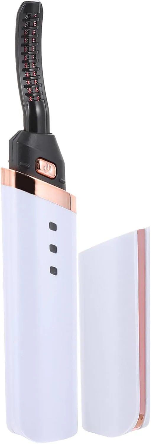 Mikinona Charging Electric Eyelash Curler Portable Heated Curling Tool for Lash Curls Durable Material Easy Operation for Home Travel Use
