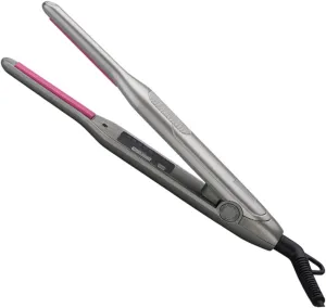 Mini Hair Straightener Curler Dual Function Compact for Travel 3 Heat Levels for Hair Waves