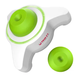 Mini Vortex Mixer with Extra Interchangeable Silicone Cap, Lab Vortex Shaker with Touch Function, 5600rpm, 6mm Orbital Diameter, for Acylic Paints, Nail Polish, Test Tubes, Green