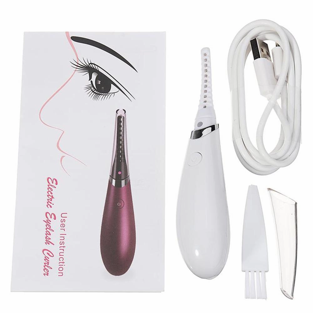 Mini USB Electric Ironing Eye Makeup Heated Eyelash Curler