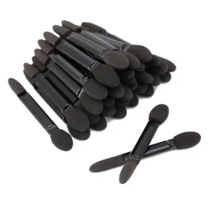 Mobestech Makeup Set Eye Makeup Makeupset Sponge Eyeshadow Brush set, 100pcs Eye Shadow Applicator Double- sided Sponge Eye Makeup Eye Makeup Makeup Set Oval Makeup