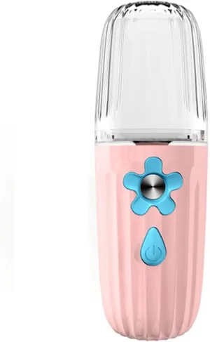 Nano Facial Spray Nano Moisturizing Sprayer Nano Facial Mister Portable Sprayer is Suitable for Eyelash Extension and Moisturizing(Color:Pink)