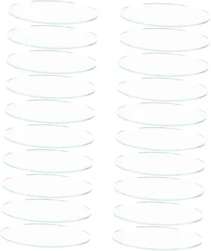 NOLITOY 20 Pcs Mini Oval Mirror Lens for DIY Makeup Crafts Small Unfinished Mirrors for Women Portable and Practical Handheld Design for Creative Art Projects