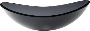 Novatto BIGIO Glass Vessel Bathroom Sink Set, Brushed Nickel