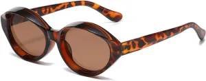 Oval Shades Unisex Sun Glasses Yellow Lense Male Female Sunglasses Uv400