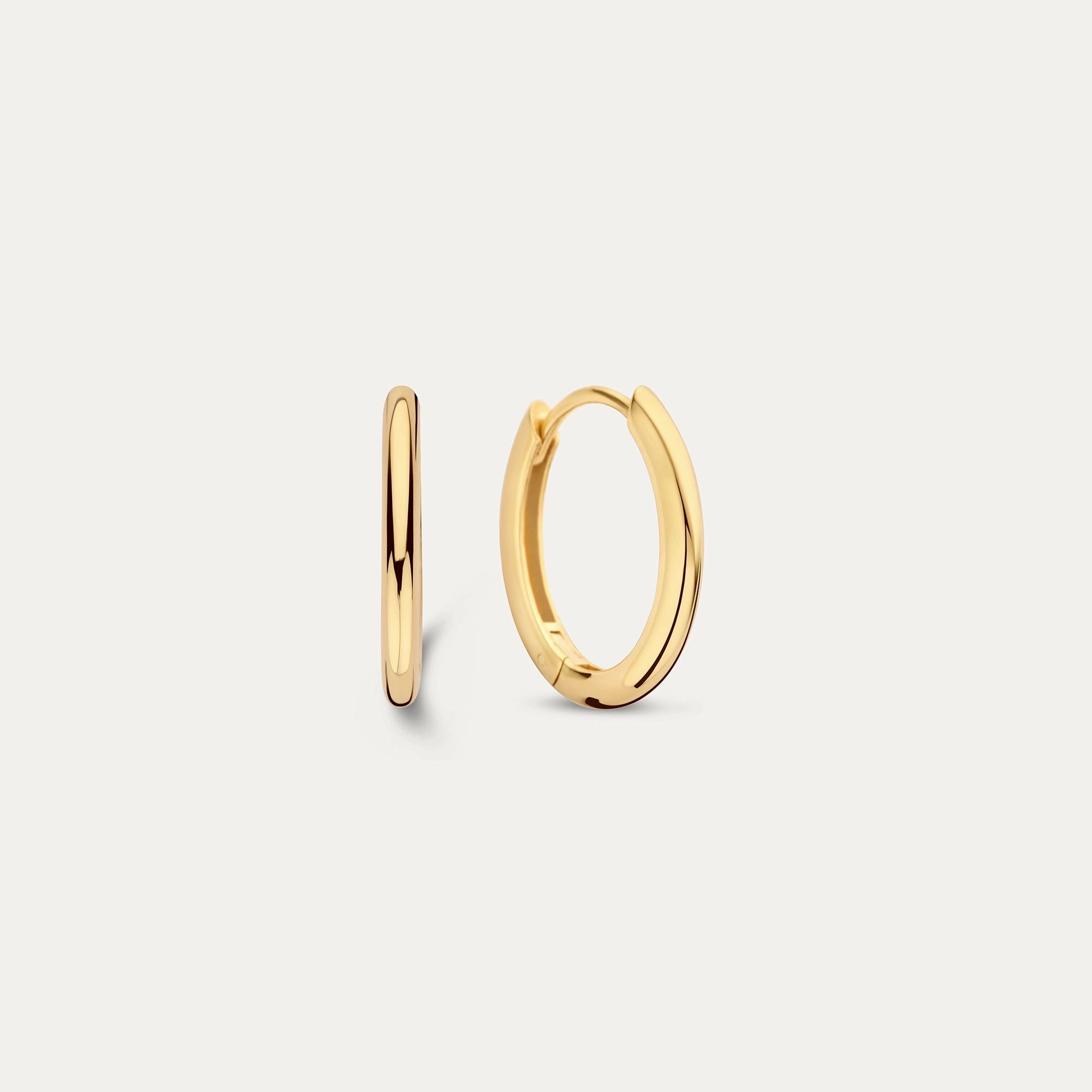 Oval Small Hoops (15mm)