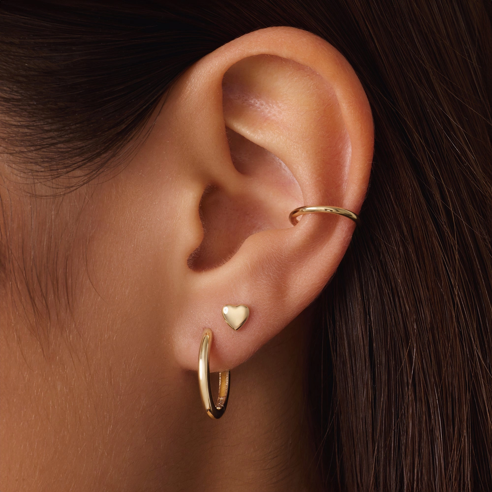 Oval Small Hoops (15mm)