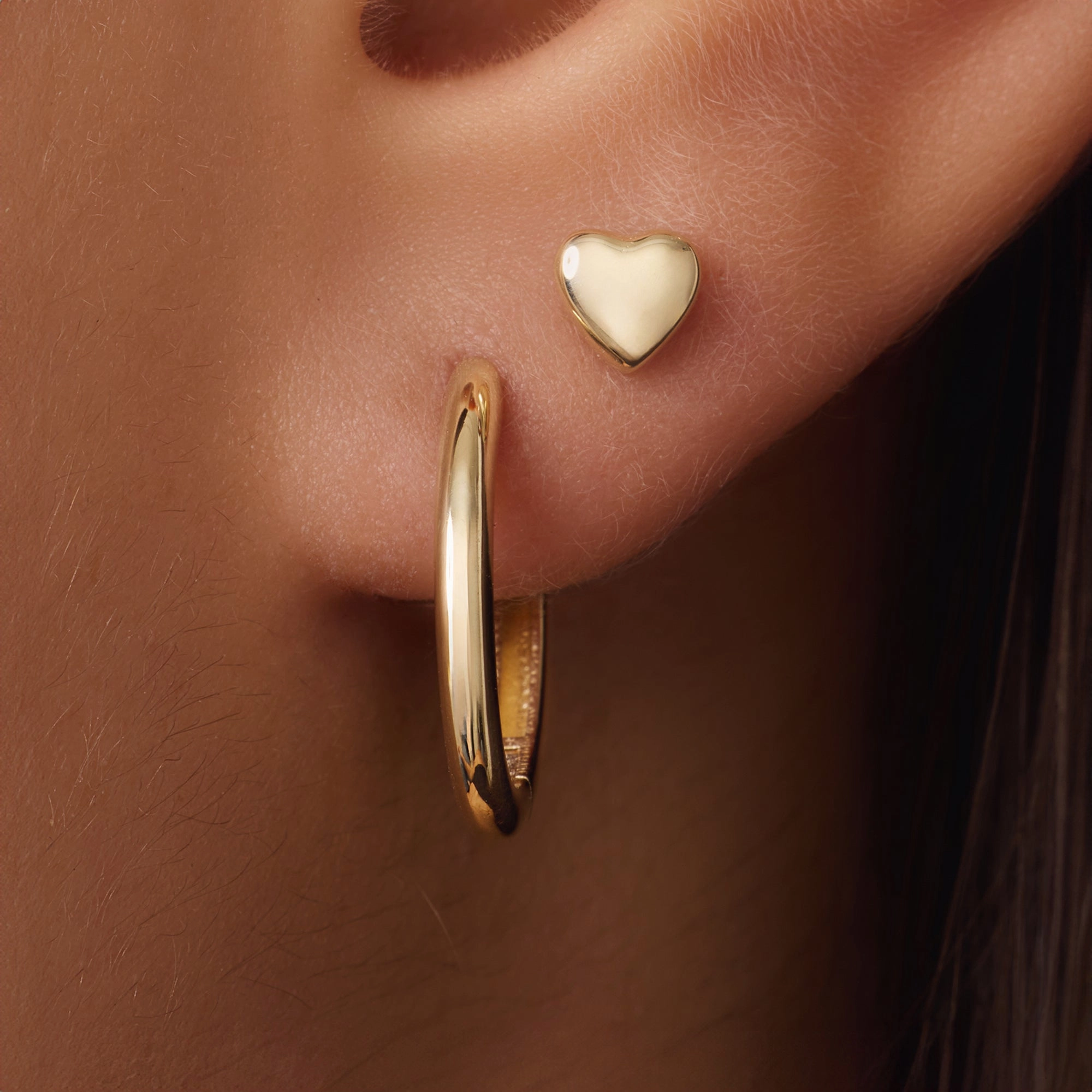 Oval Small Hoops (15mm)