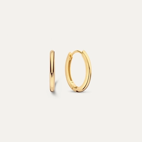 Oval Small Hoops (15mm)