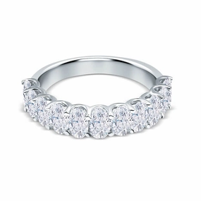 Oval U Prong Eternity | Large