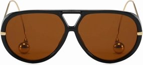 Oversized Retro Aviator Sunglasses for Women Fashion UV Protection 2025 Trendy Large Frame Sunglasses Womens