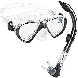 Phantom Aquatics Velocity Scuba Snorkeling Mask Snorkel Set