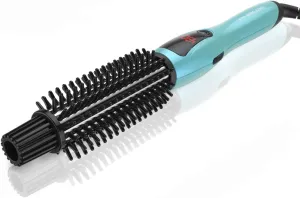 PHOEBE Curling Iron, Dual Voltage Travel 1 Inch Ceramic Tourmaline Ionic Hair Curler Hot Brush, Professional Anti-Scald Instant Heat Up Curling Wands, Heated Styler for Long Hair