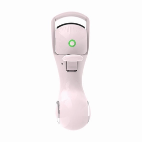 Pink Heated Eyelash Curler - 3 Temperature Settings, Long-Lasting Curl, Mini Electric Lash Curler