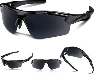 Polarized Sports Sunglasses for Men Women Youth Baseball Running Cycling Driving Fishing Tennis Golf Motor TAC UV400 TR90