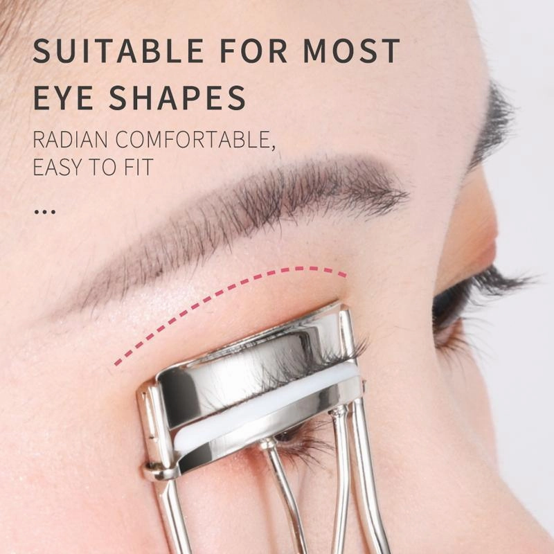 Portable Eyelash Curler Wide Angle Grip for Long Lasting Lifted Lashes