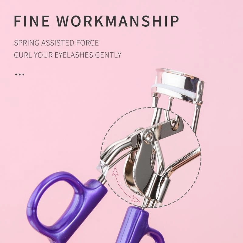 Portable Eyelash Curler Wide Angle Grip for Long Lasting Lifted Lashes